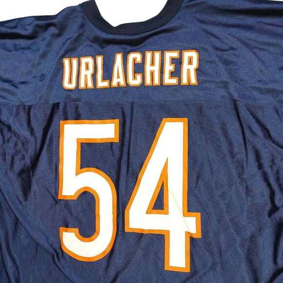 (FLAWS) NFL Team Apparel Brian Urlacher Chicago Bears. Football Jersey XL Blue - Picture 6 of 13